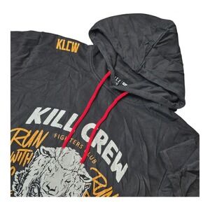 Kill Crew Men's L Porrada Series Hoodie Wolves Among Sheep Graphic MMA BJJ